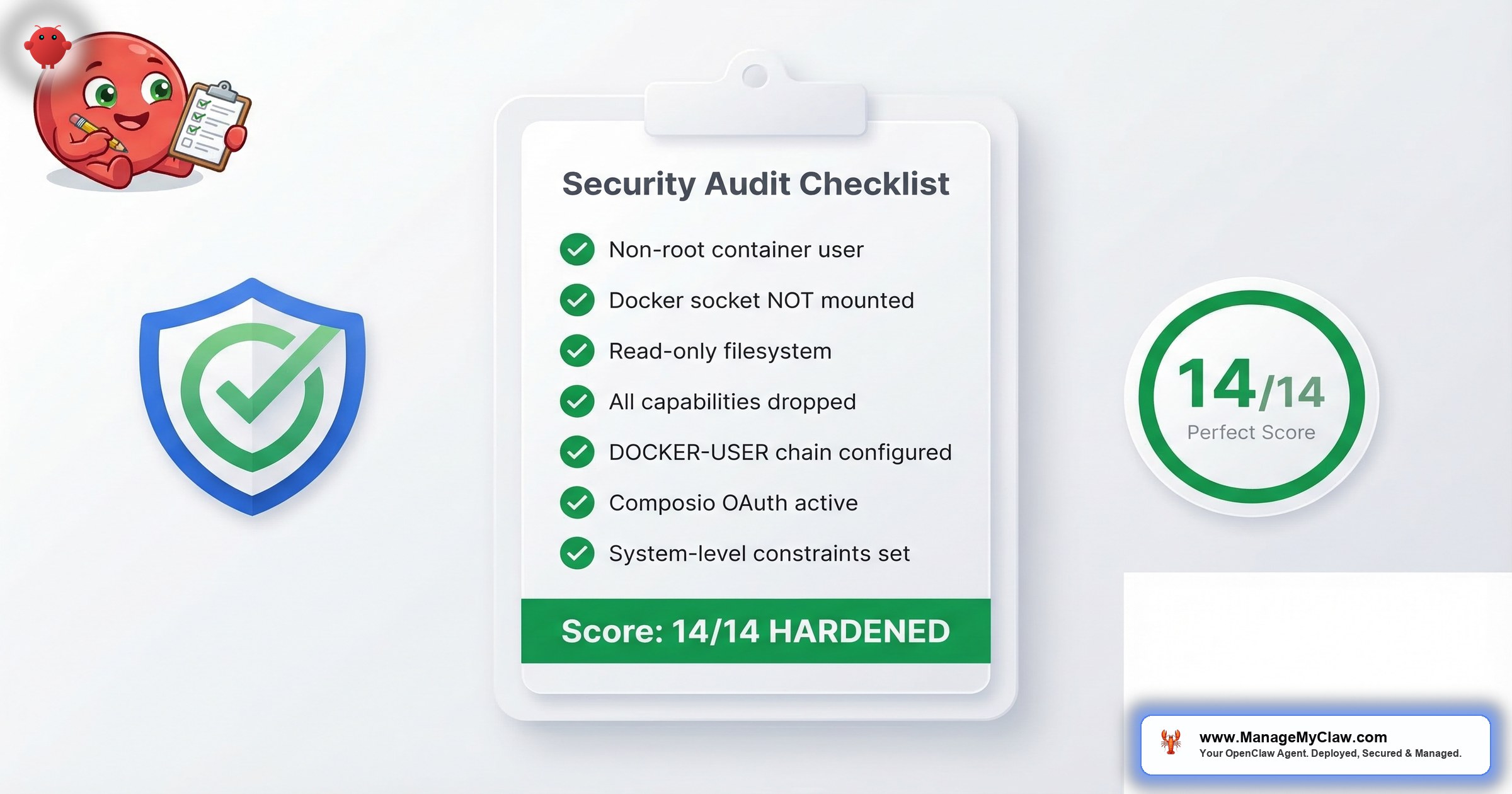 The 14-Point OpenClaw Security Audit Checklist (With Verification Commands)