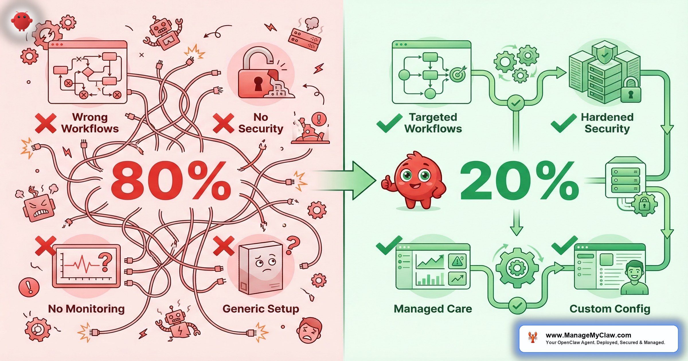 Why 80% of AI Automation Fails (And What the Other 20% Do Differently)