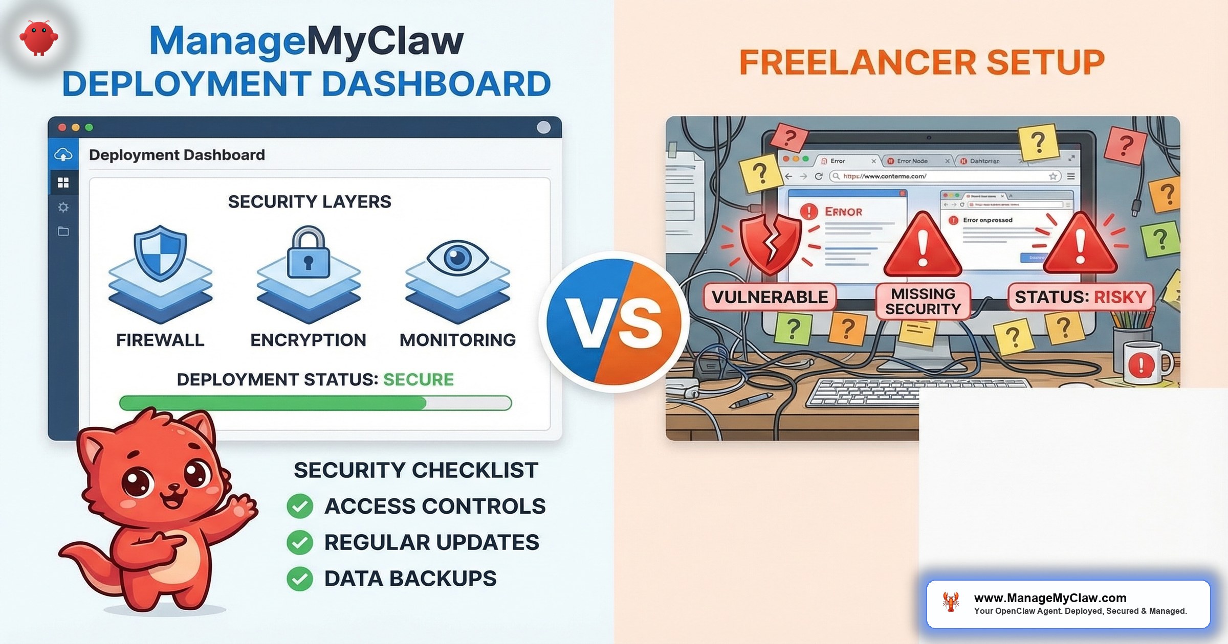 ManageMyClaw vs Freelancers (Fiverr/Upwork): What $40-175 Actually Buys