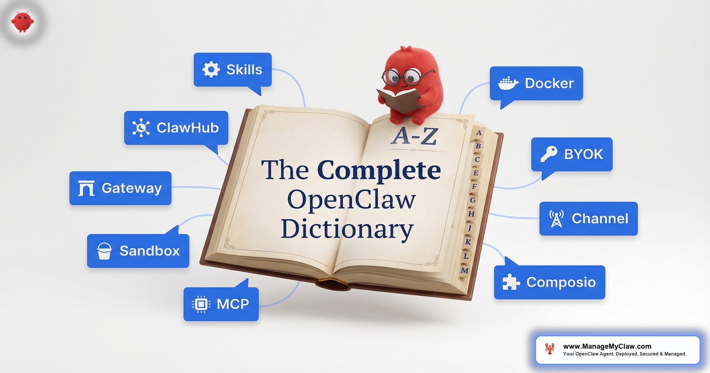 OpenClaw Glossary: Every Term Explained (Skills, ClawHub, Gateway, Sandbox)