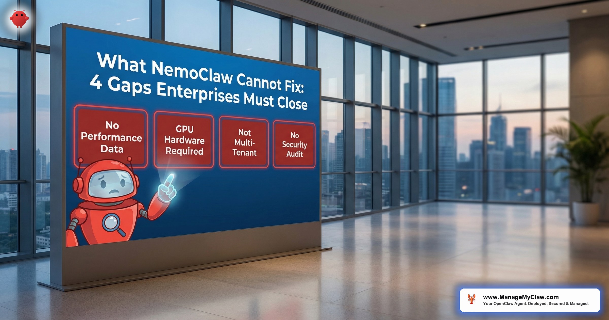 What NemoClaw Cannot Fix: The 4 Gaps Enterprises Must Close Themselves