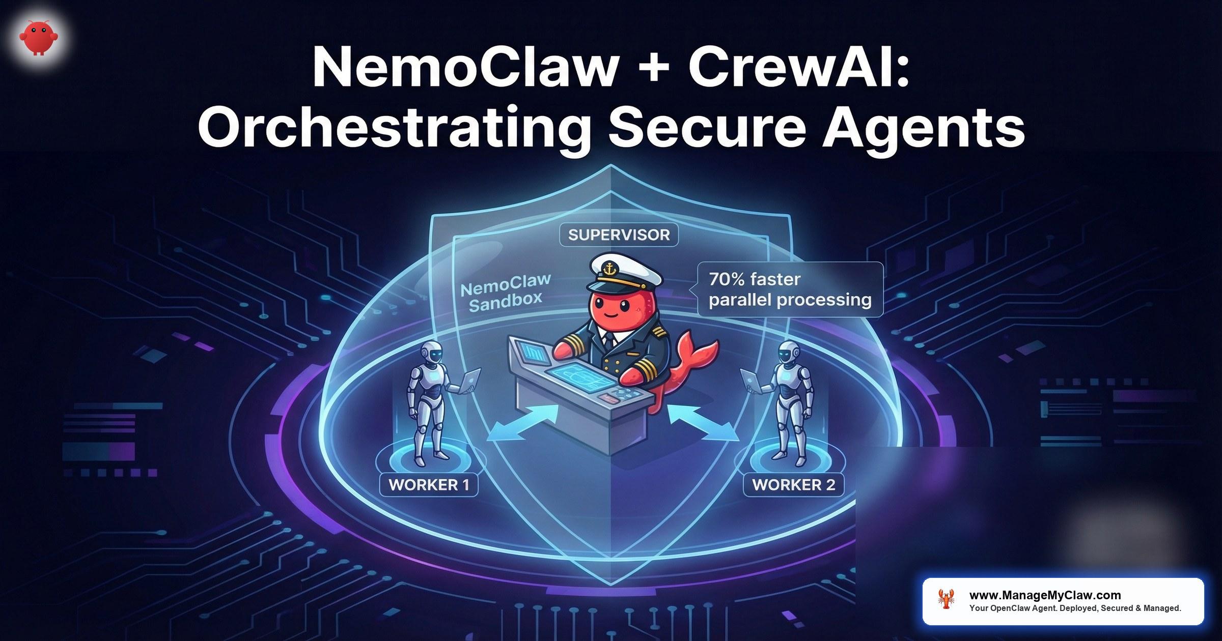 NemoClaw + CrewAI: Orchestrating Self-Evolving Agents with Enterprise Security