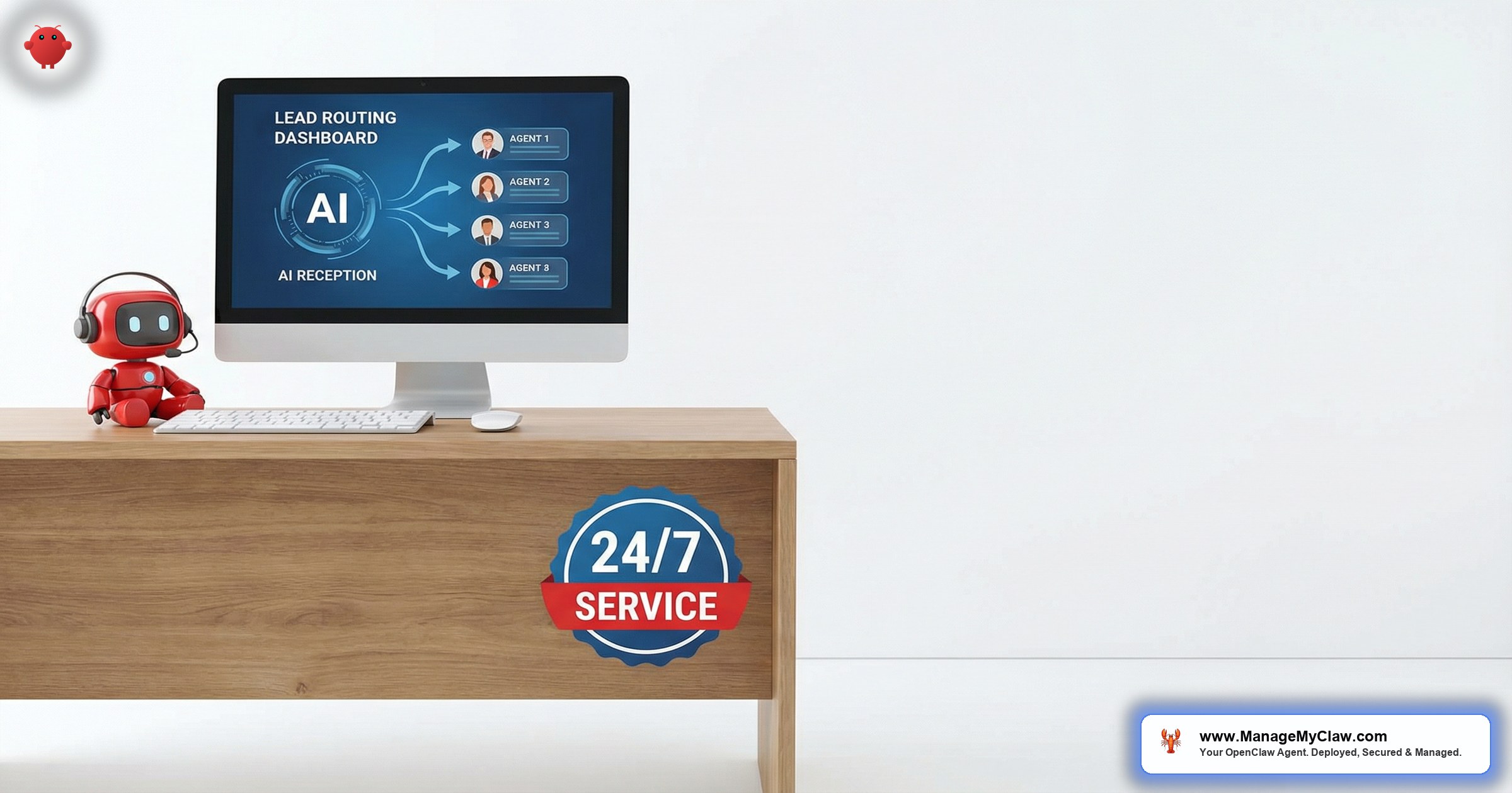 AI receptionist for real estate brokerage