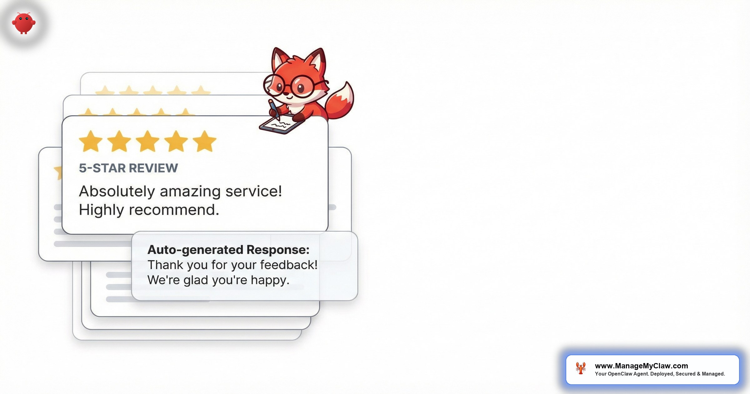 Automated review responses for Airbnb